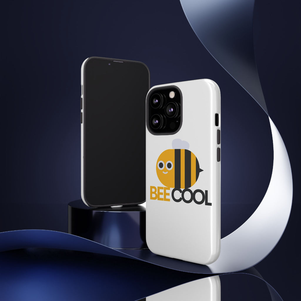 Bee Cool iPhone Case, Cute Bee Phone Cover, Fun Smartphone Protector, Unique Gift for Bee Lovers, Playful Tech Accessory