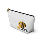 Bee Cool Accessory Pouch — Cute Bee Zipper Cosmetic Bag