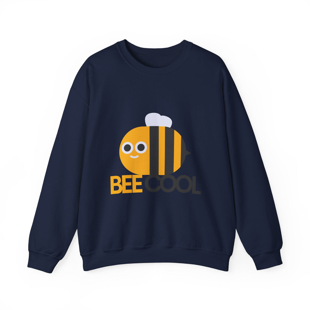 Bee Cool Unisex Sweatshirt, Cozy Crewneck, Cute Gift for Bee Lovers, Birthday Present, Summer Vibe Apparel