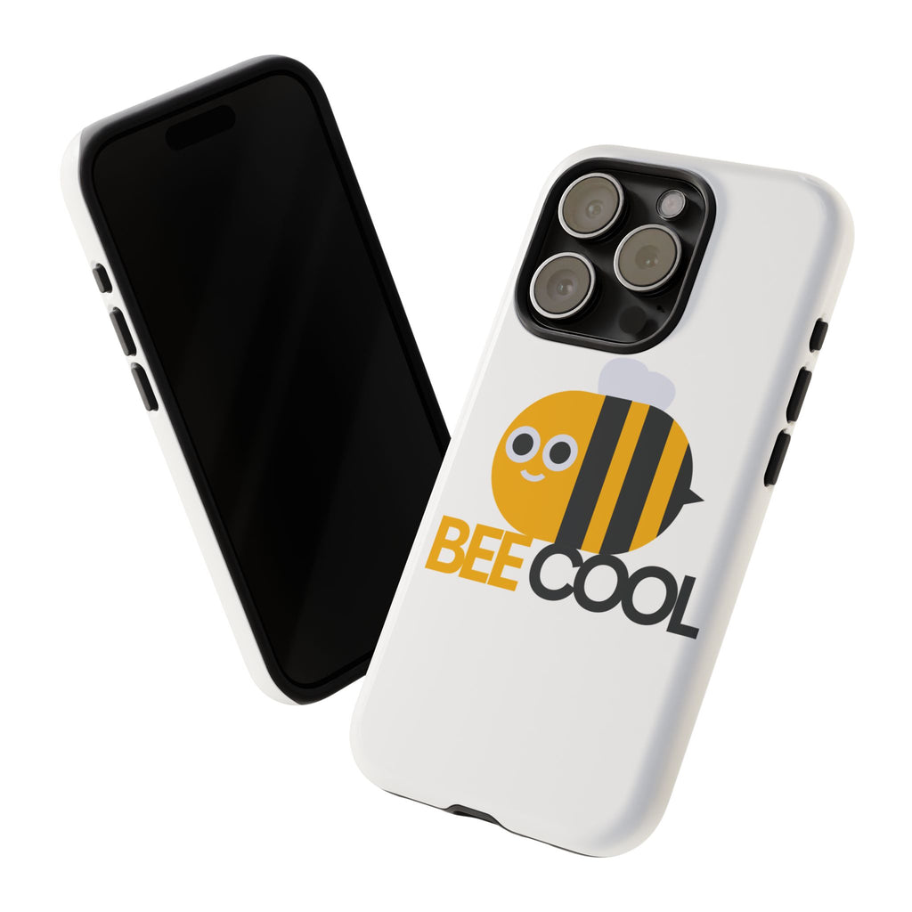Bee Cool iPhone Case, Cute Bee Phone Cover, Fun Smartphone Protector, Unique Gift for Bee Lovers, Playful Tech Accessory