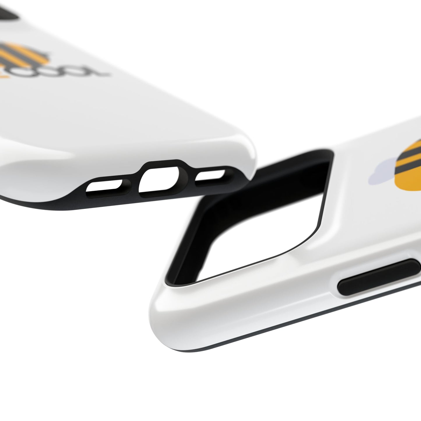 Bee Cool Phone Case, Impact-Resistant Case for Bee Lovers, Cute Bee Phone Cover, Unique Gift for Nature Enthusiasts, Fun Spring Accessory