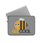 Bee Cool Laptop Sleeve, Cute Laptop Case, Bee Design Sleeve, Cool Tech Accessory, Funny Gift for Students, Eco-Friendly Laptop Bag