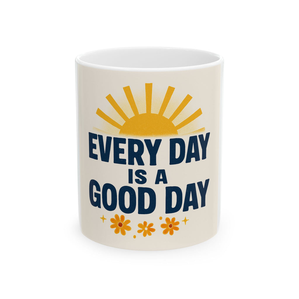 Sunny Optimism Ceramic Mug | Gift for Coffee Lovers, Motivational Coffee Cup, Inspirational Drinkware, Home Office Decor, Birthday Gift
