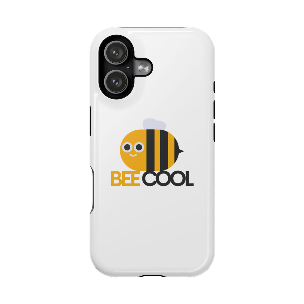 Bee Cool Phone Case, Impact-Resistant Case for Bee Lovers, Cute Bee Phone Cover, Unique Gift for Nature Enthusiasts, Fun Spring Accessory